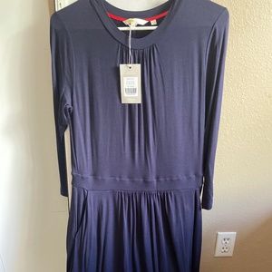 Navy Boden dress LONG